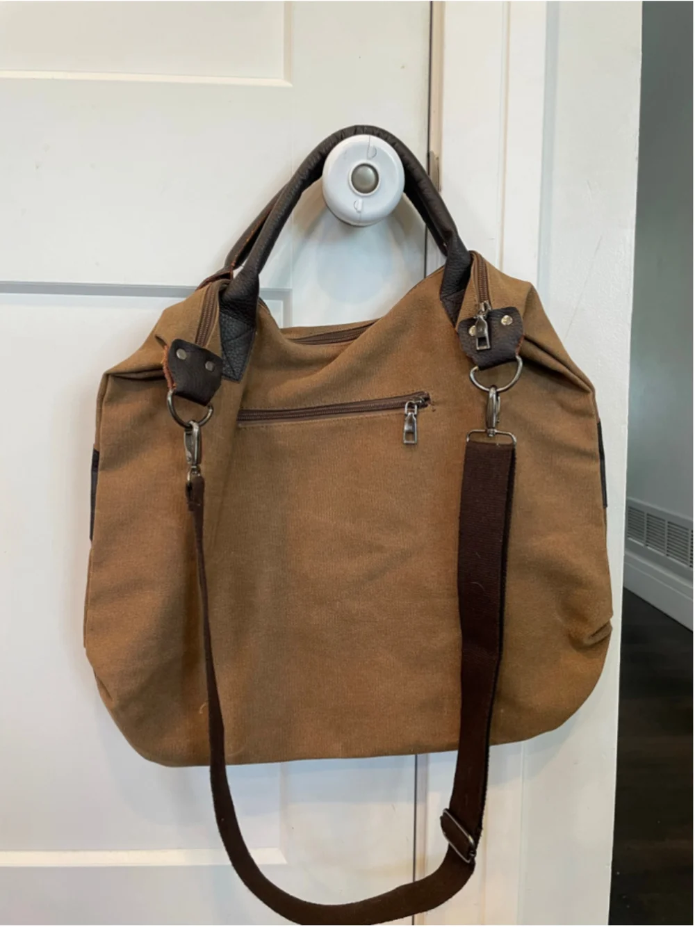 K2 CLASSIC FASHION Canvas Leather Shoulder Bag Messenger Bag